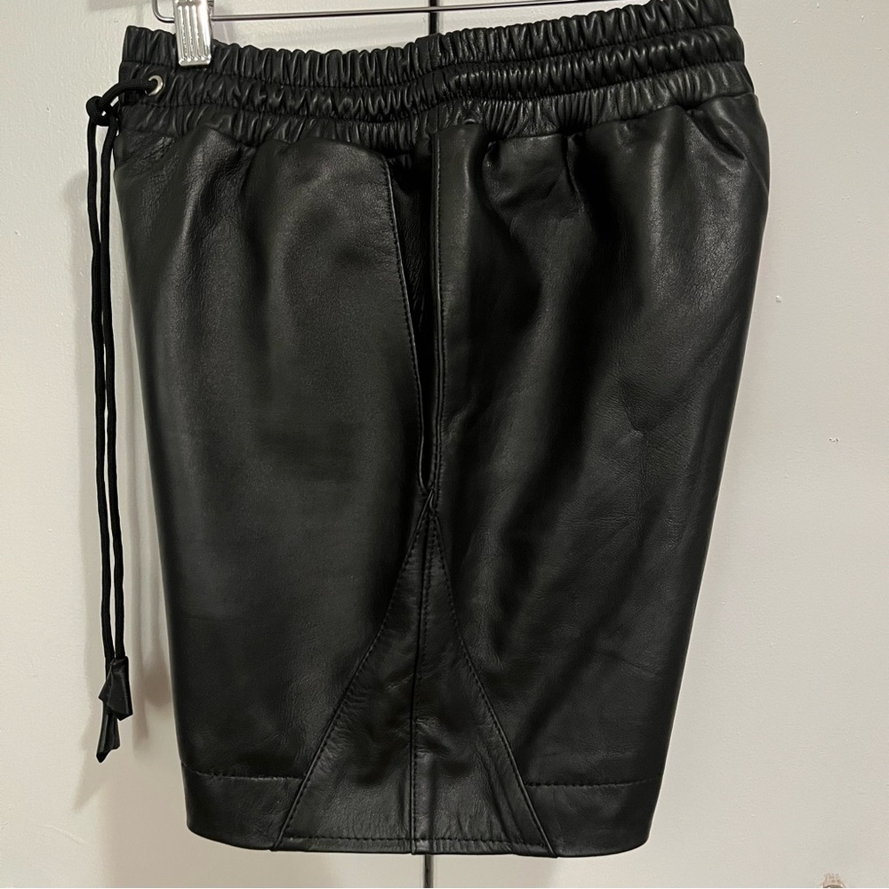 Genuine Leather Shorts - Picture 3 of 6